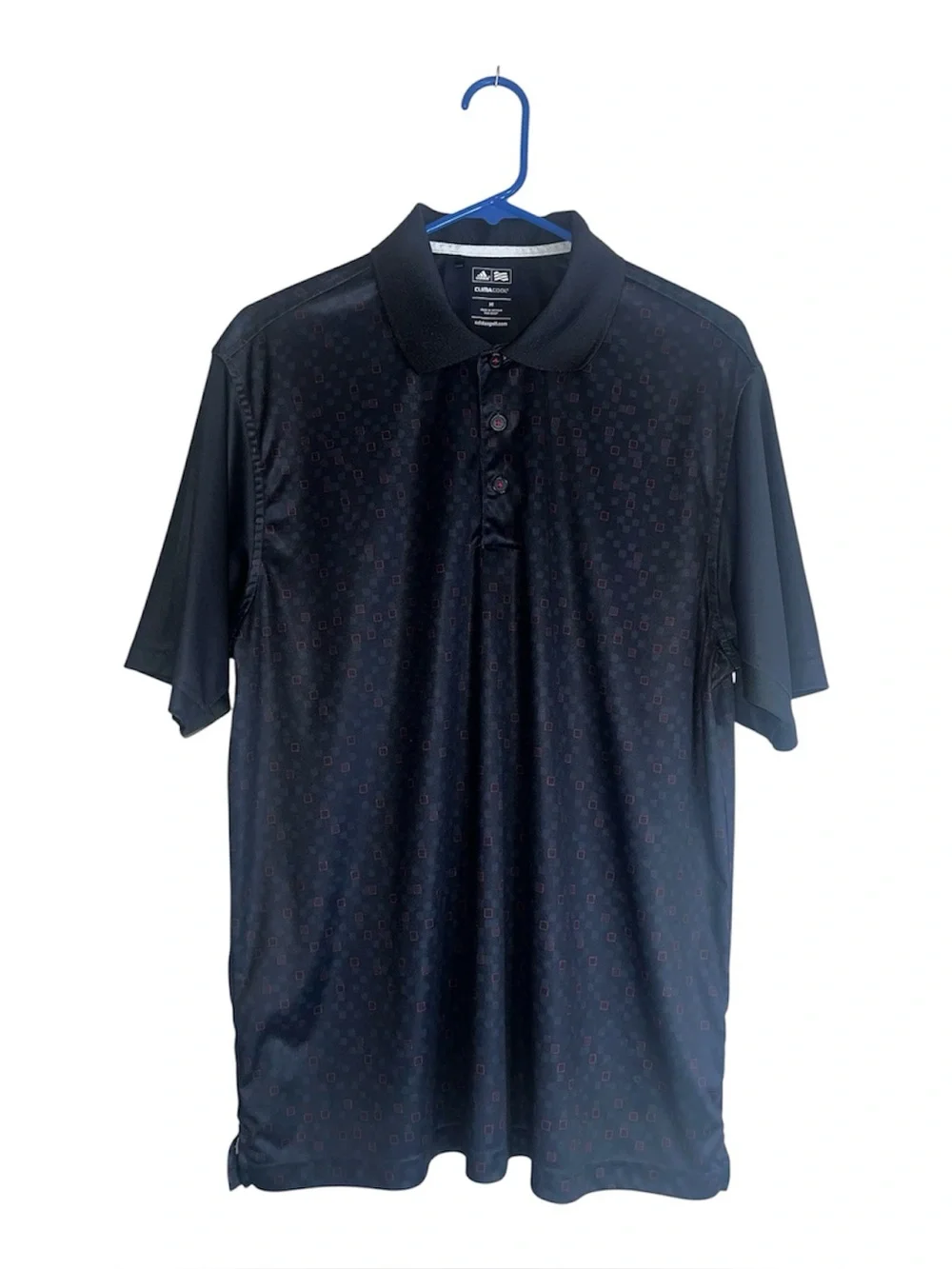 Adidas Men’s Black ClimaCool Golf Polo Shirt Sz M